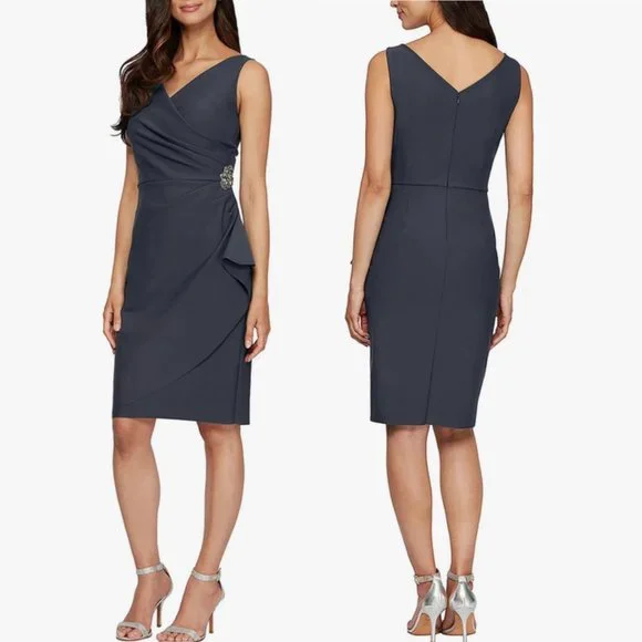 green emerald velvet dress Amazon.com: Alex Evenings Women's Slimming Short Sheath 3/4 Sleeve Cocktail  Dress, Wedding Guest,(Petite and Regular Sizes), Charcoal, 4: Clothing,  Shoes & Jewelry